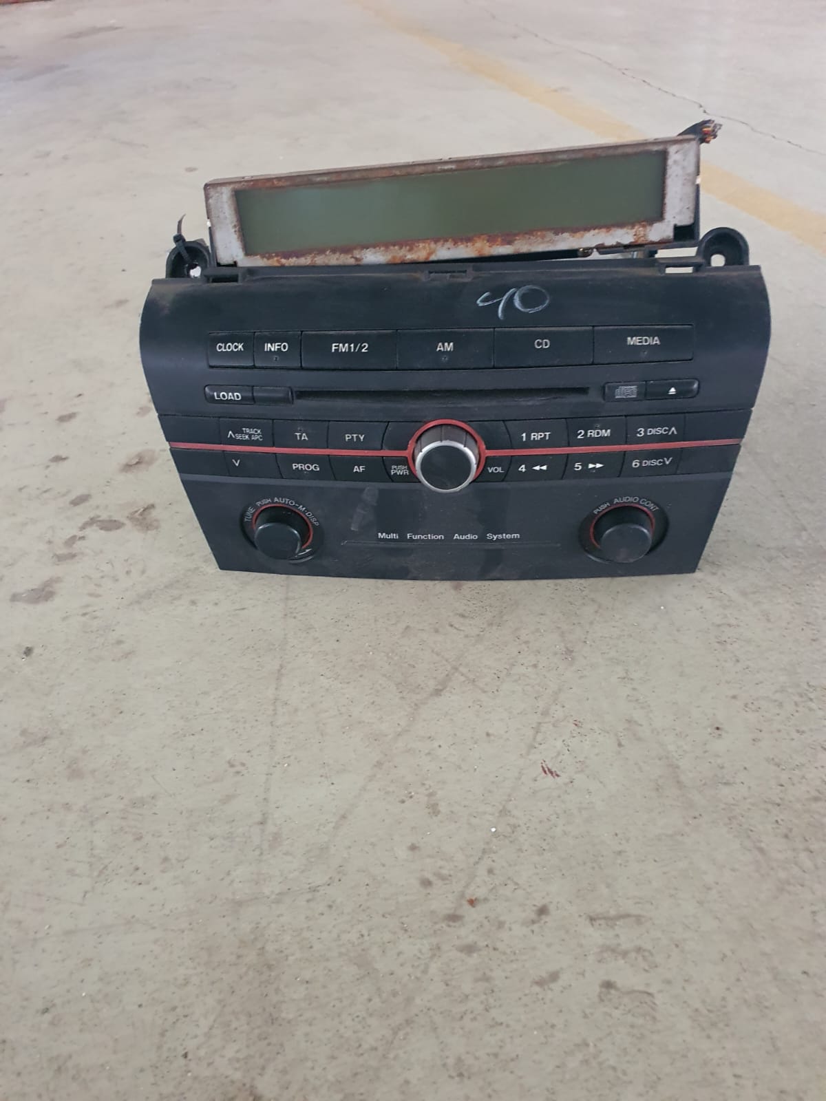 Media Player  Unitate CD Casetofon CD Player,Radio Mazda 3 - COD BR22B 66 AR0 14794008 FACTURA SI GARANTIE