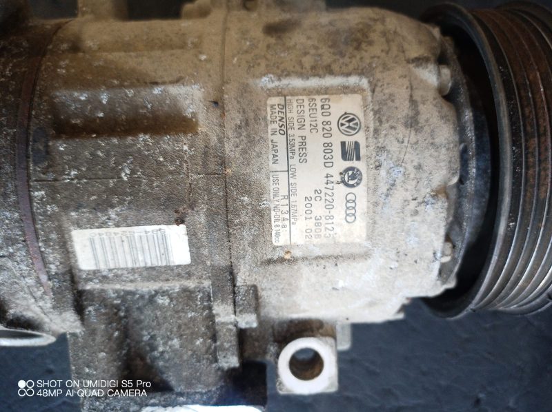 Compresor AC ,  VW POLO 9N 1.4 TDI COD -  6Q0820803D - imagine 3