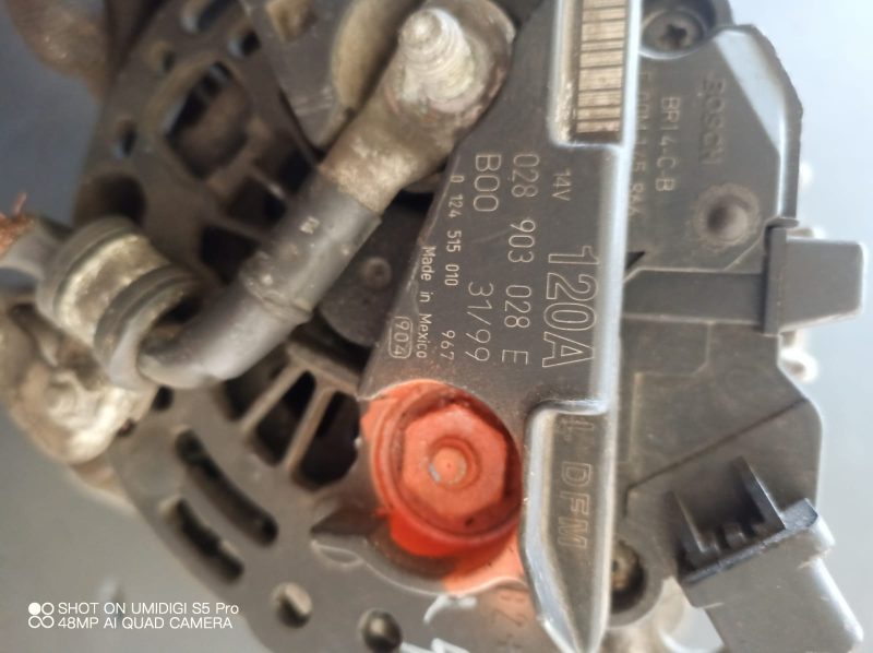 Alternator 120A Ford Galaxy 1.9 TDCI AUY - COD 028903028E - imagine 3