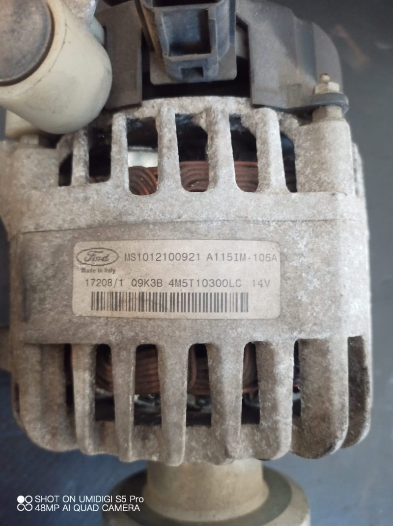 Alternator  , Ford Focus II 1.8 tdci 105A  COD -4m5t10300lc - imagine 2