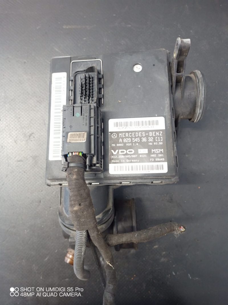 Calculator motor ,ECU MERCEDES BENZ  MSM1.3 W168 COD -A1661500879 - imagine 2