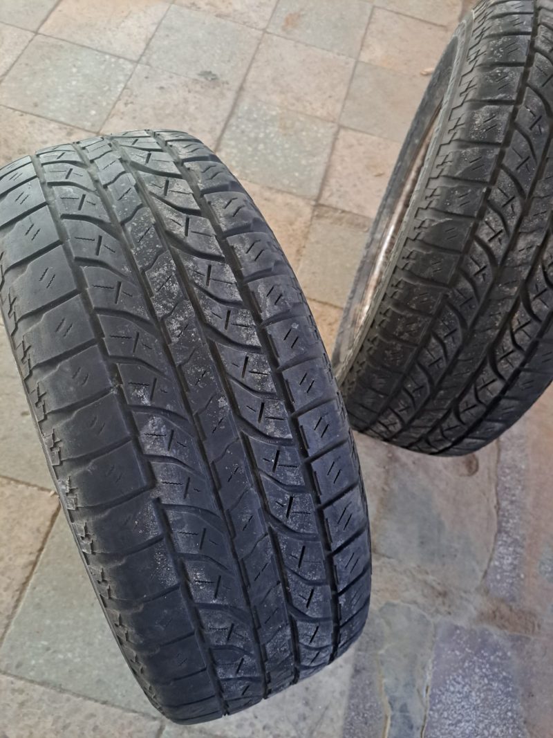 Set Jante aliaj cu cauciucuri cu roata de rezerva 255/65 R16 model cu 6 prezoane ,Ssangyong Rexton , 2007 - imagine 5