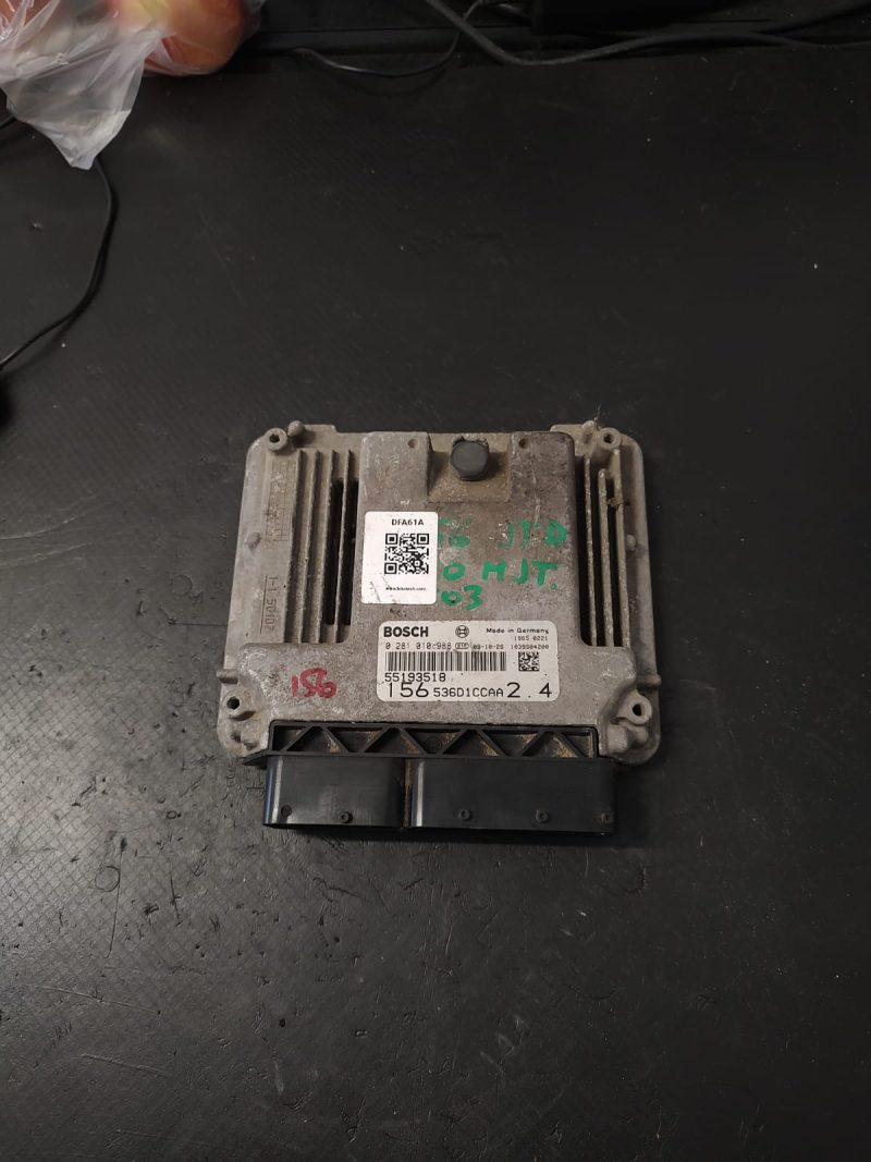 Calculator motor ECU , ALFA ROMEO 156 2.4 JTD COD 0281010988 55193518   FACTURA SI GARANTIE