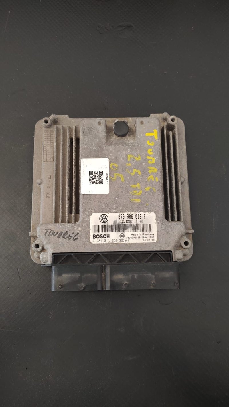 Calculator Motor , ECU , VW Touareg 2.5 TDI COD 0281011258   070906016F   FACTURA SI GARANTIE