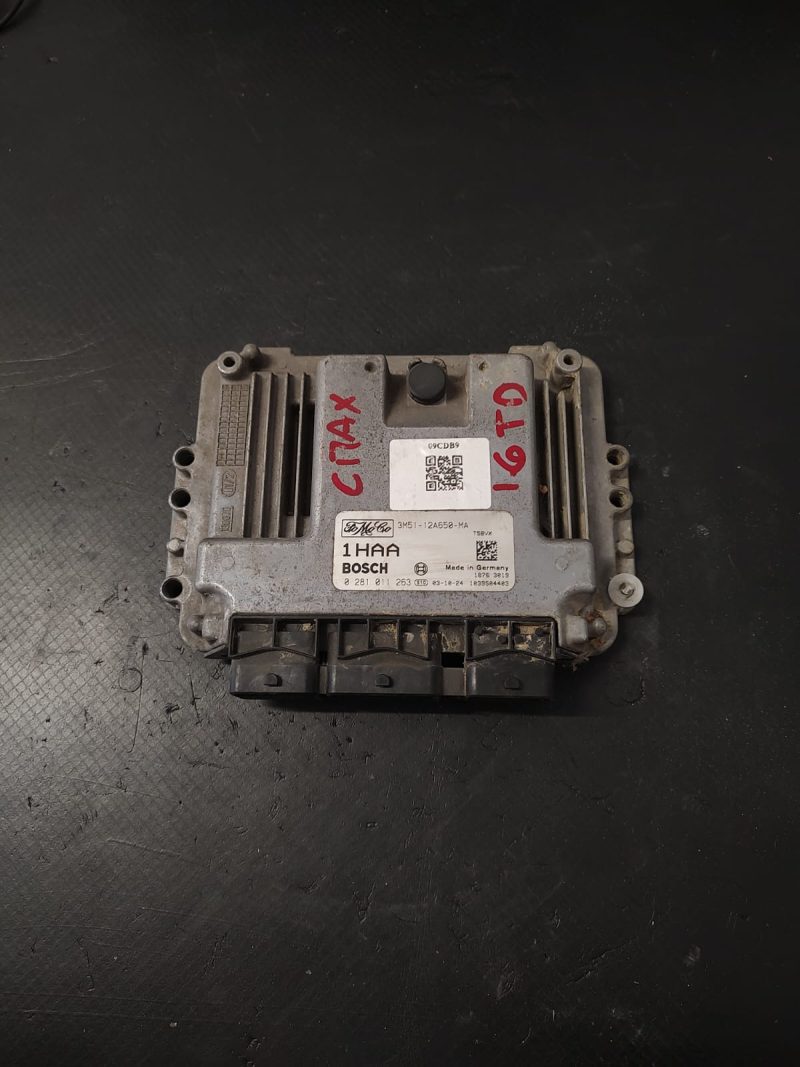 Calculator motor ECU , FORD FOCUS 2 , FORD C-MAX 1.6 TDCI COD 0281011263 3M51-12A650-MA    FACTURA SI GARANTIE