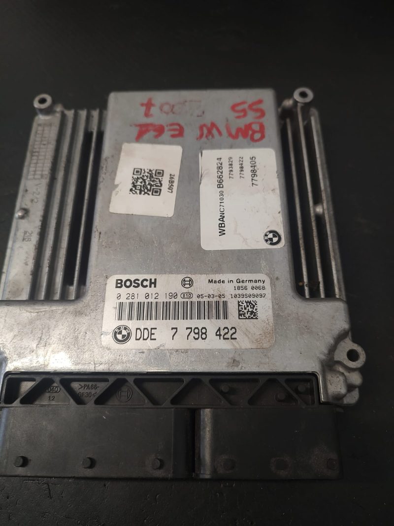 Calculator motor , ECU BMW E60 , E61 , 2.5 DIESEL COD 0281012190 DDE 7798422   FACTURA SI GARANTIE - imagine 2
