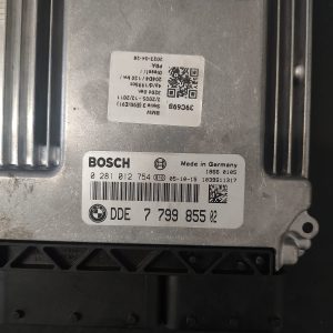 Calculator motor , ECU  BMW E90 2,0TDI COD 0281012754 7799855   FACTURA SI GARANTIE - imagine 3