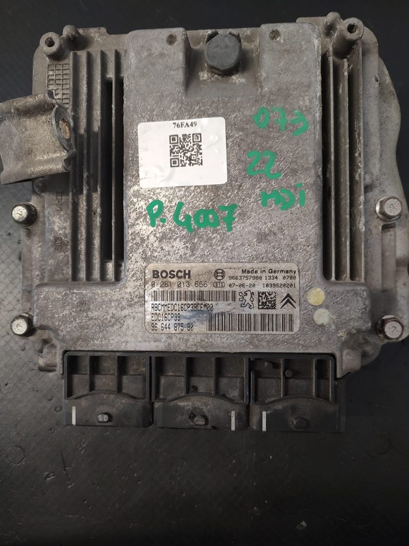 Calculator motor , ECU , PEUG 4007 2.2 HDI MITSUBISHI OUTLANDER COD 0281013666 9665465280   FACTURA SI GARANTIE - imagine 3