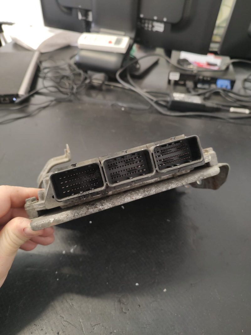 Calculator motor , ECU , PEUG 4007 2.2 HDI MITSUBISHI OUTLANDER COD 0281013666 9665465280   FACTURA SI GARANTIE - imagine 2