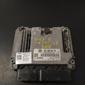 Calculator motor, ECU , VW Golf 5 , 1.9 TDI , 2008 COD  0281014061 03G906021PM   FACTURA SI GARANTIE