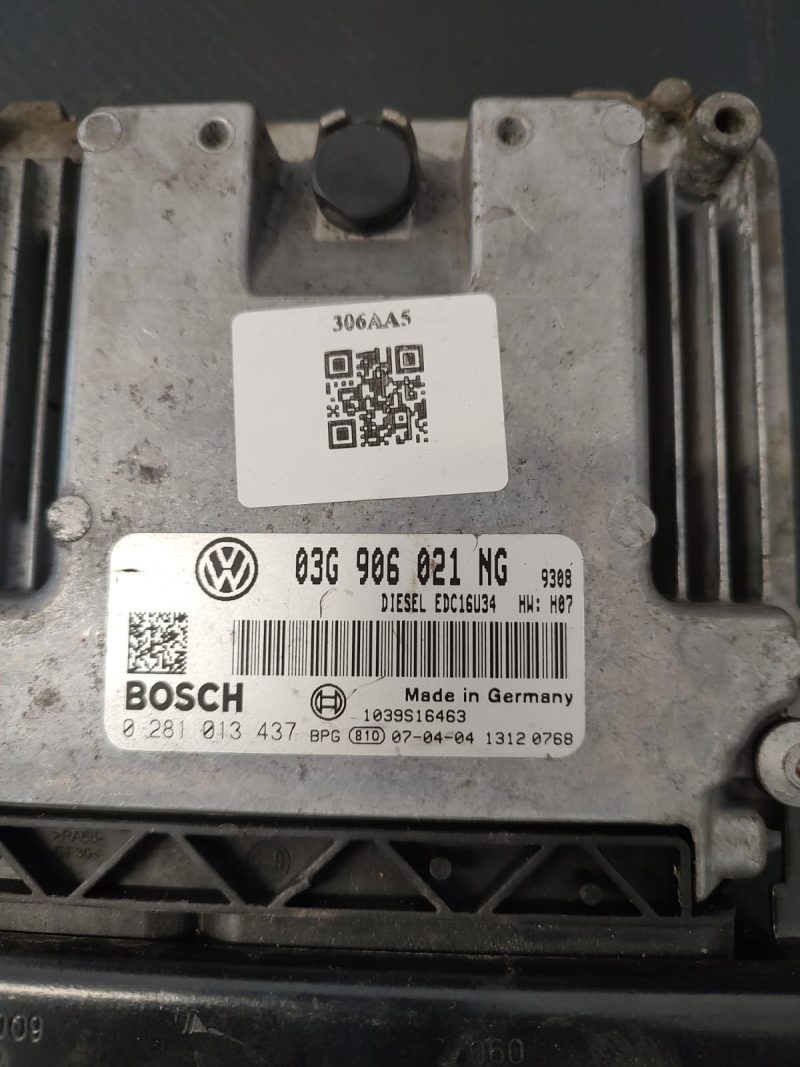 Calculator motor ,ECU VW Passat B6 ,1.9 tdi COD 03G906021NG   FACTURA SI GARANTIE - imagine 2