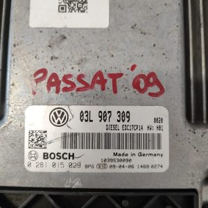 Calculator motor , ECU , Vw Passat B6 2.0 DIESEL  COD 03L907309 EDC17     FACTURA SI GARANTIE - imagine 2