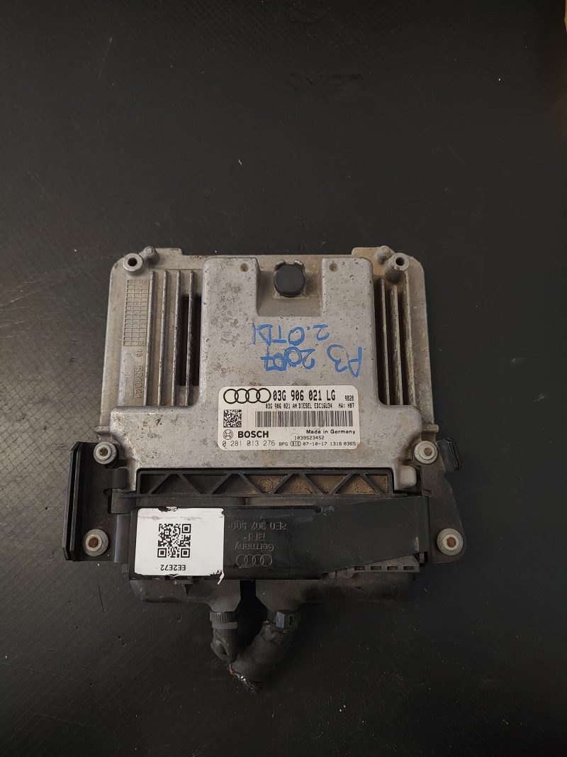 Calculator Motor , ECU , Audi A3 8P 2.0 TDI , 2003 - 2012 BKD  COD 03G906021LG  0281013276   FACTURA SI GARANTIE