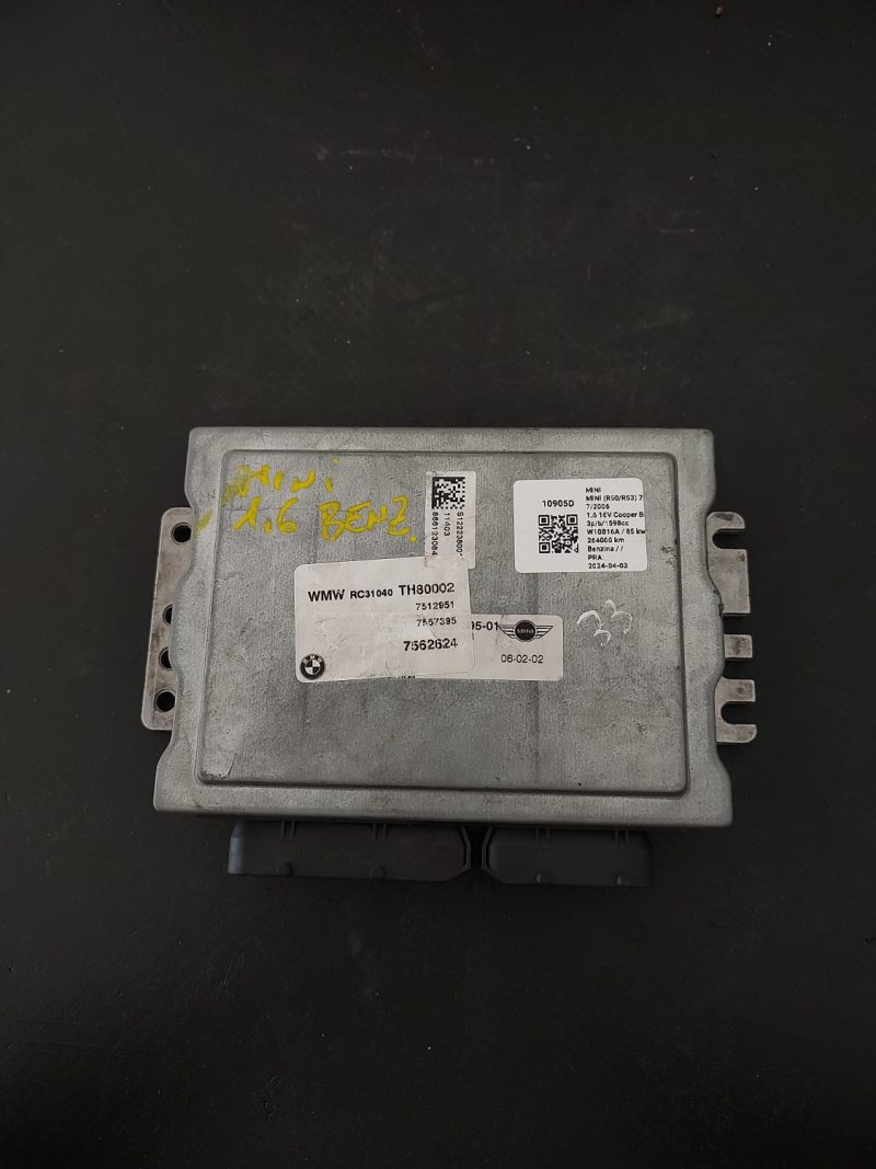 Calculator Motor , ECU , MINI COOPER 1,6 16V  COD  1214-7557395-01 7562624 S1222380011A4  S122237006B  FACTURA SI GARANTIE