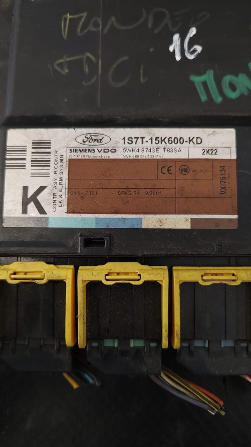 Calculator confort , Ford Mondeo MK3 2.0 tdci COD 1S7T-15K600-KD   FACTURA SI GARANTIE - imagine 2