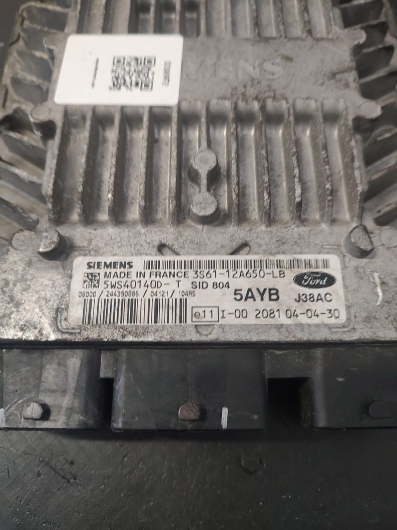 Calculator motor ECU , FORF FIESTA 1.4 TDCI , FUSION COD 3S61-12A650-LB SID 804  5WS40140D-T   FACTURA SI GARANTIE - imagine 3