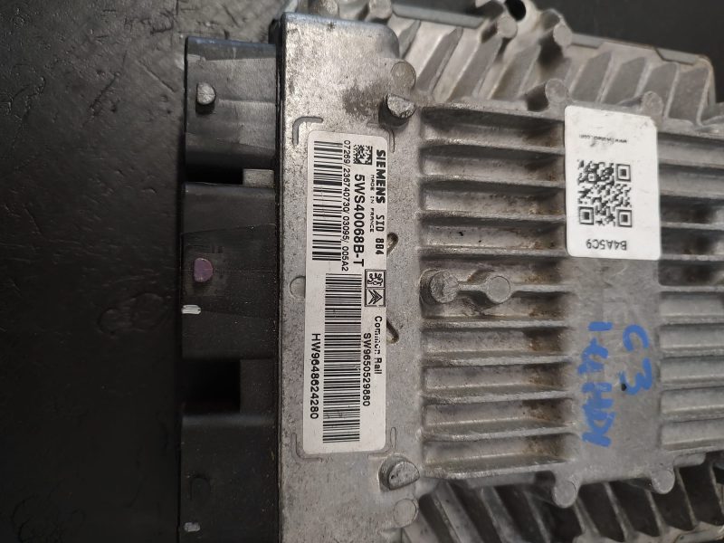 Calculator motor ECU , CITROEN C3 , 1.4 HDI cod 5WS40068B-T SW9650529880 HW9648624280  FACTURA SI GARANTIE - imagine 3