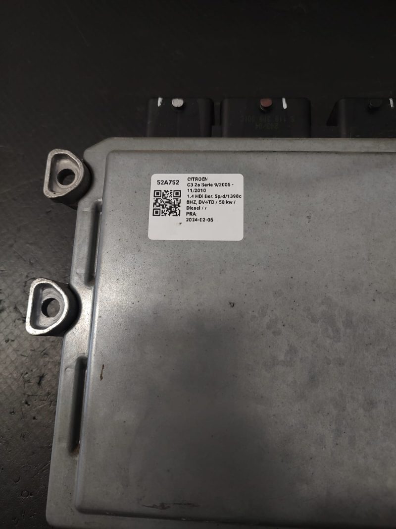 Calculator motor, ECU , CITROEN C3,  2005-2010,  1.4 HDI COD  5WS40111ET  SW 9654925480     FACTURA SI GARANTIE - imagine 2