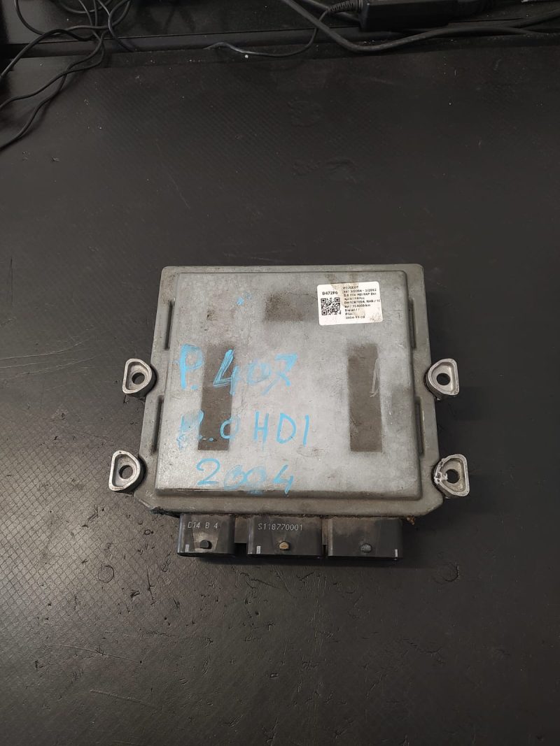 Calculator motor, ECU Peugeot 407 , 2004-2010 COD 5WS401671D-T  SW 9656061280   FACTURA SI GARANTIE - imagine 4