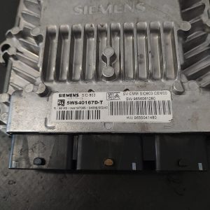 Calculator motor, ECU Peugeot 407 , 2004-2010 COD 5WS401671D-T  SW 9656061280   FACTURA SI GARANTIE - imagine 2