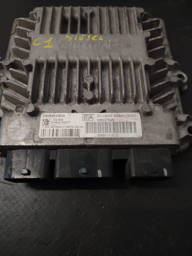 Calculator motor ECU , CITROEN C1, 2005-2022 COD 5ws40168g-t SID 805 9662276280   FACTURA SI GARANTIE - imagine 3