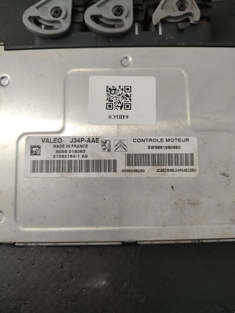 Calculator motor ECU , Peugeot 206 , 1998-2010 COD 6056219363 sw9661960880  FACTURA SI GARANTIE - imagine 2