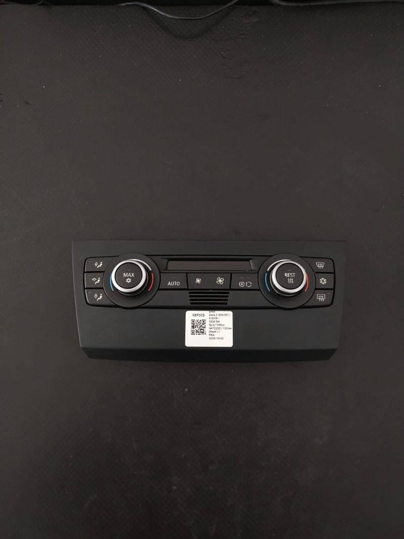 Panou comanda clima , BMW E90 COD 64119199260-01 090390242B   FACTURA SI GARANTIE