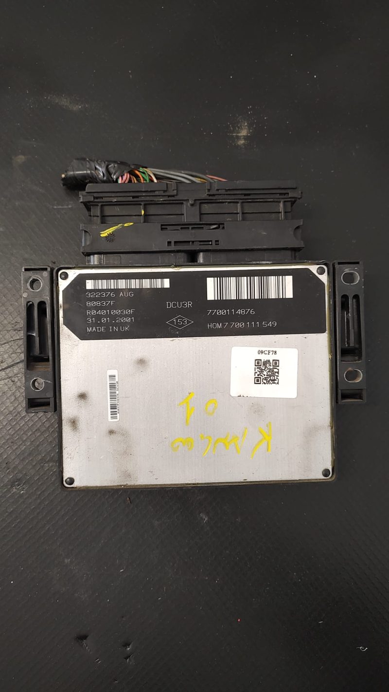 Calculator motor , ECU Renault Kangoo 1.9 COD 7700114876    FACTURA SI GARANTIE