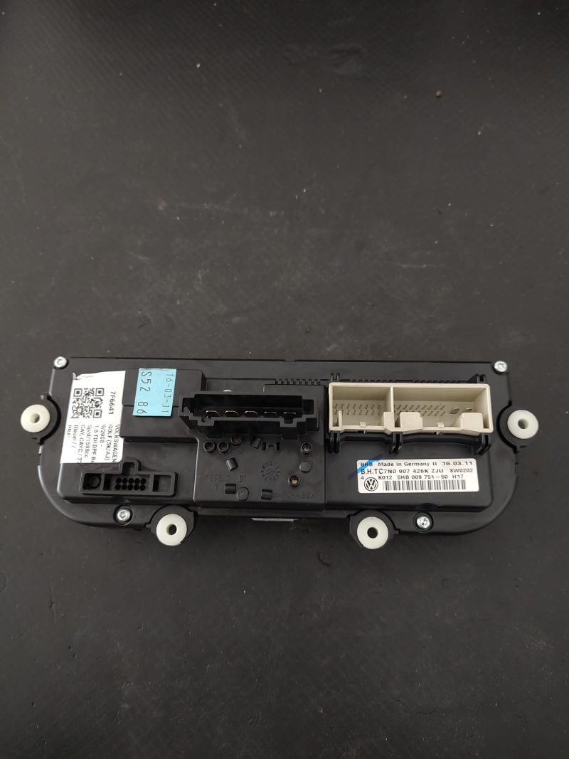 Panou comanda clima , VW TOURAN , VW PASSAT, VW GOLF 6 COD 7N0907426K    FACTURA SI GARANTIE - imagine 3