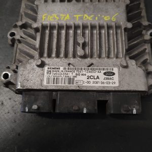 Calculator motor ECU , FORD FIESTA MK5, 2001-2008 , 1.4 TDCI COD 7S61-12A650-AA 5WS40433A-T    FACTURA SI GARANTIE - imagine 2
