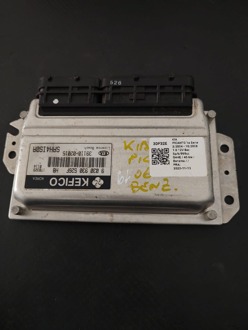 Calculator  motor , ECU, Kia Picanto , 1.0 BENZINA , 2004-2008  COD 9030930526F 39110-02015 FACTURA SI GARANTIE - imagine 2