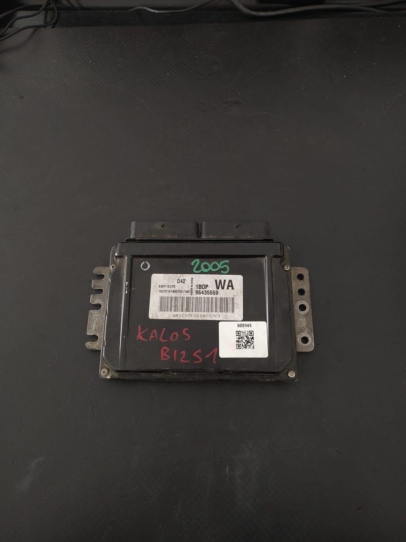Calculator  motor , ECU, Chevrolet Kalos , AVEO COD 96435559   FACTURA SI GARANTIE