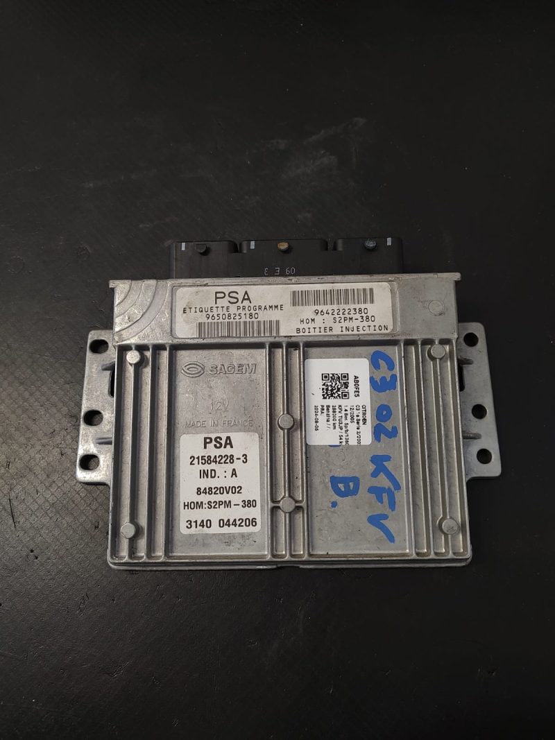 Calculator motor, ECU , CITROEN C3 COD 9650825180    FACTURA SI GARANTIE