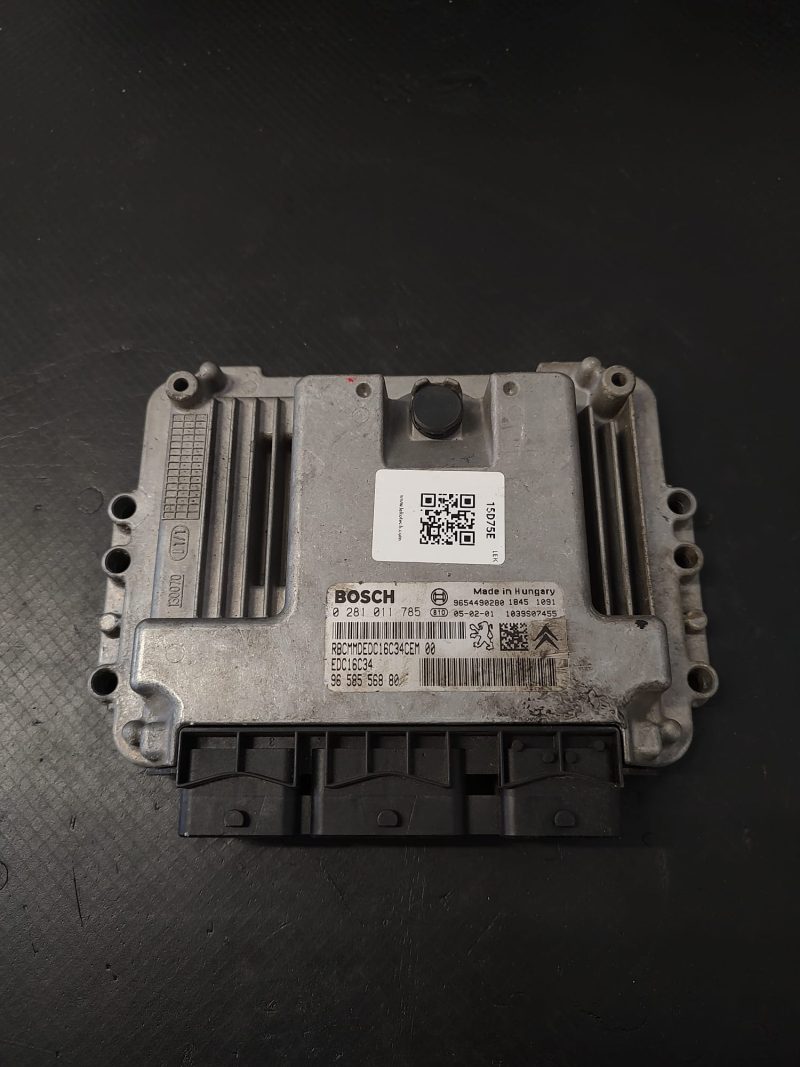 Calculator motor , ECU,Peugeot 307, Citroen C3 1.4hdi COD  9658556880 0281011785    FACTURA SI GARANTIE