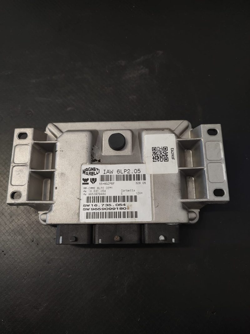 Calculator motor , ECU , Citroen Peugeot 1.4 COD 9659099180 9653979480 SW    FACTURA SI GARANTIE
