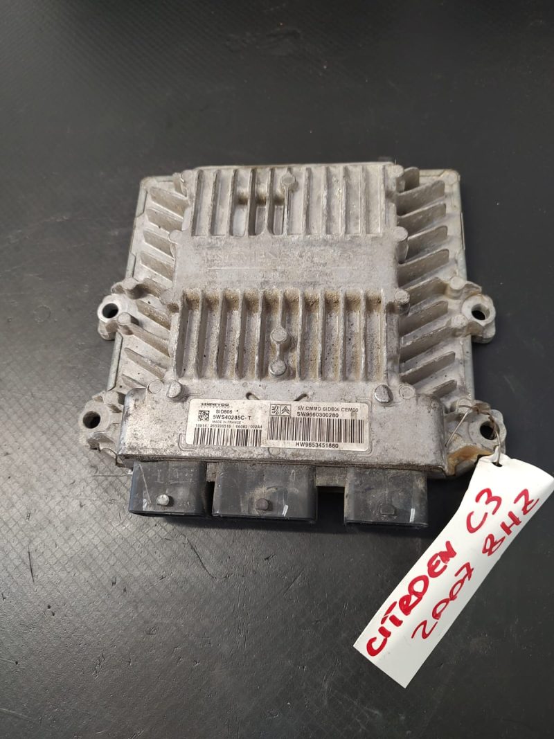 Calculator motor , ECU, Citroen C3, 1.4 HDI COD 9660300280 5WS40285C-T SID806 FACTURA SI GARANTIE
