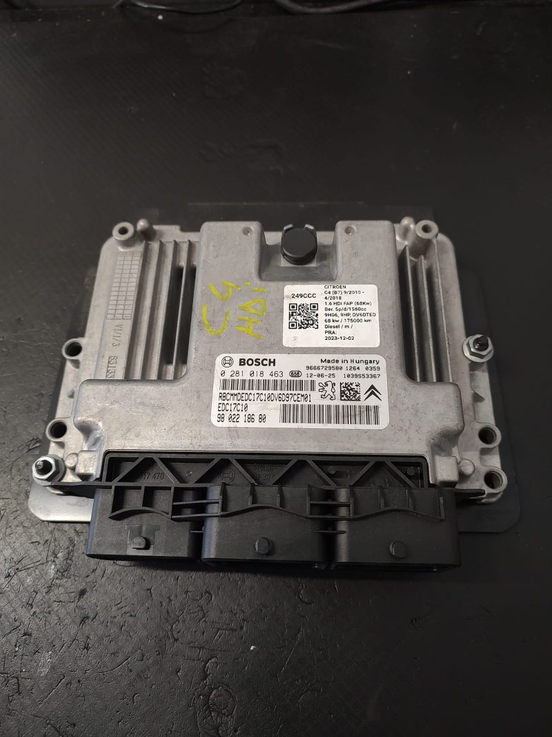 Calculator motor ECU , CITROEN C4 2010-2018 , PEUG 208 , 2004 COD 9666729580 / 1039S53367 / 9802218680 EDC 17 FACTURA SI GARANTIE