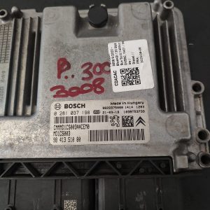 Calculator motor ECU , PEUG 3008 , 2008 1.5 HDI COD 9841351080 0281037198 MD1CS003  FACTURA SI GARANTIE - imagine 3