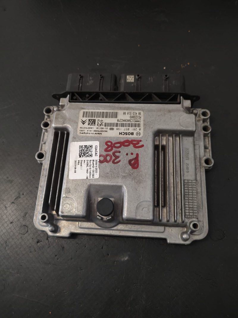 Calculator motor ECU , PEUG 3008 , 2008 1.5 HDI COD 9841351080 0281037198 MD1CS003  FACTURA SI GARANTIE - imagine 4