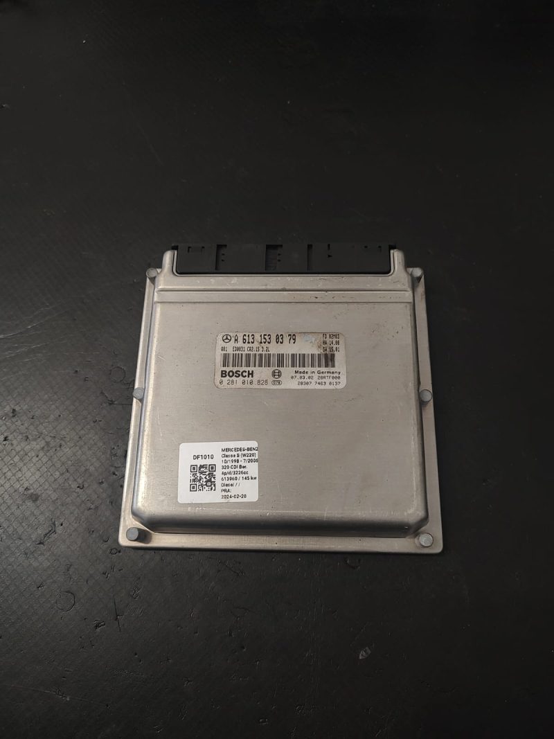 Calculator motor ECU, MERCEDES -BENZ , W220 COD A6131530379 0281010828 CR 2    FACTURA SI GARANTIE