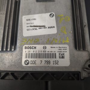 Calculator motor ECU , MINI COOPER 1.4 D COD DDE7799152 0281012216   FACTURA SI GARANTIE - imagine 2