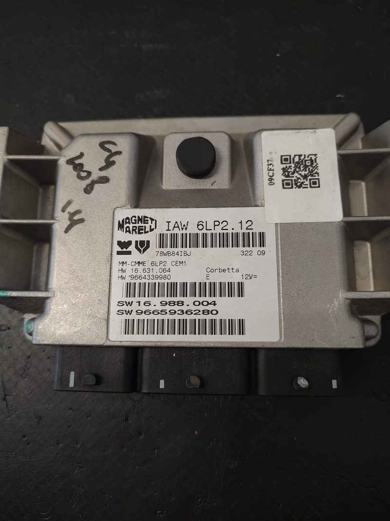 Calculator motor ECU, CITROEN C4 COD SW9665936280 IAW6LP2.12 HW 9664339980    FACTURA SI GARANTIE - imagine 2