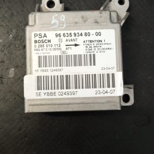 CALCULATOR AIRBAG ,  Peugeot 207 COD 0285010112 9663593480  FACTURA SI GARANTIE