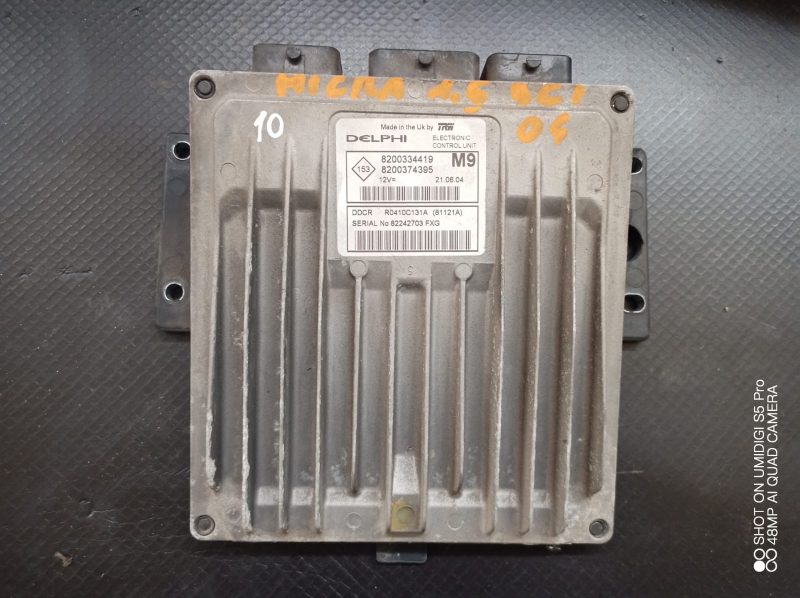 Calculator  motor , ECU , NISSAN MICRA , Renault Megane 1.5 dci  COD 8200334419 8200374395   FACTURA SI GARANTIE