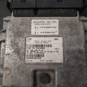 Calculator motor ECU , FIAT  DOBLO GPL COD 51816456  4100146     FACTURA SI GARANTIE - imagine 2
