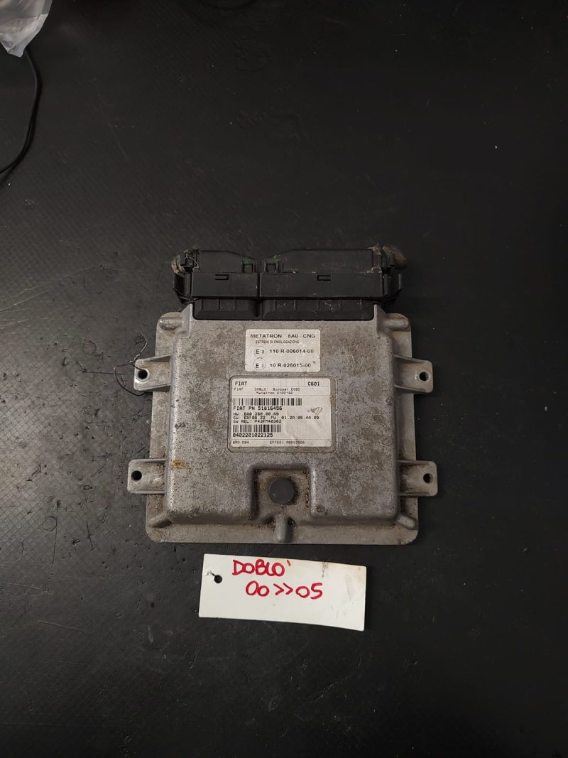 Calculator motor ECU , FIAT  DOBLO GPL COD 51816456  4100146     FACTURA SI GARANTIE