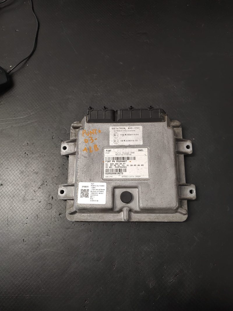Calculator motor ECU , FIAT PUNTO , 2003-2007 COD 55204807, 4100120 EDPB18     FACTURA SI GARANTIE