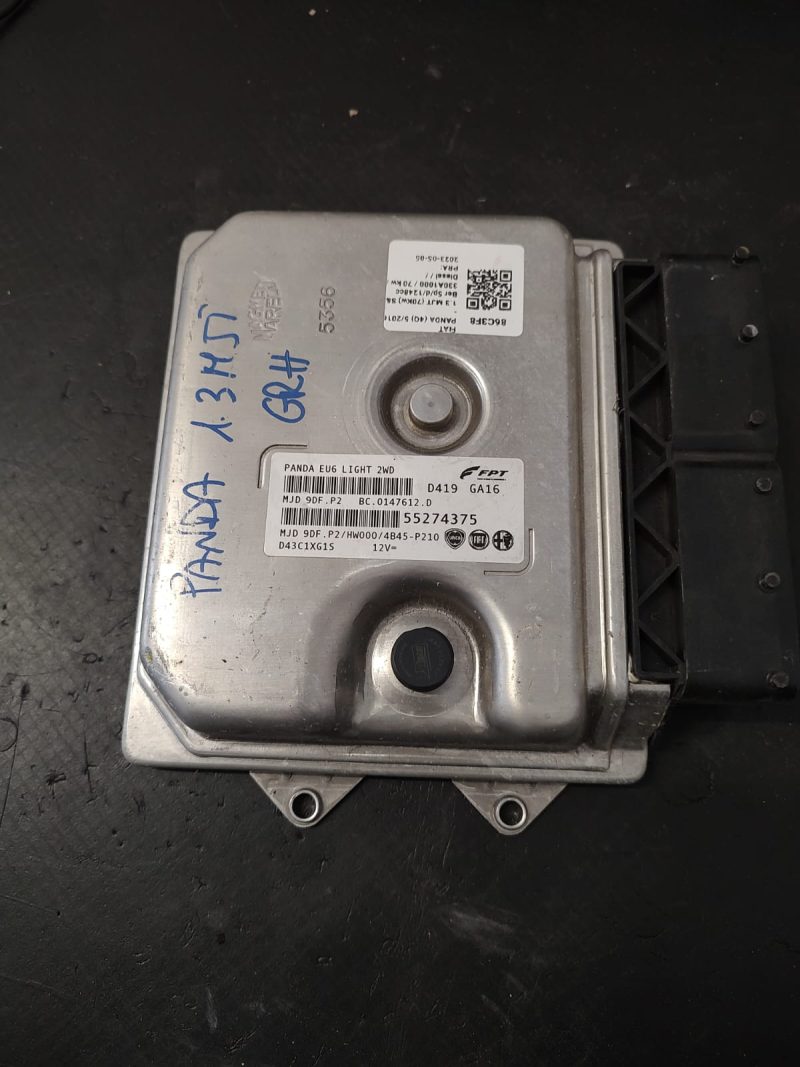 Calculator motor ECU , FIAT PANDA  1.3 JTD COD 55274375 9DF.P2 MJT     FACTURA SI GARANTIE