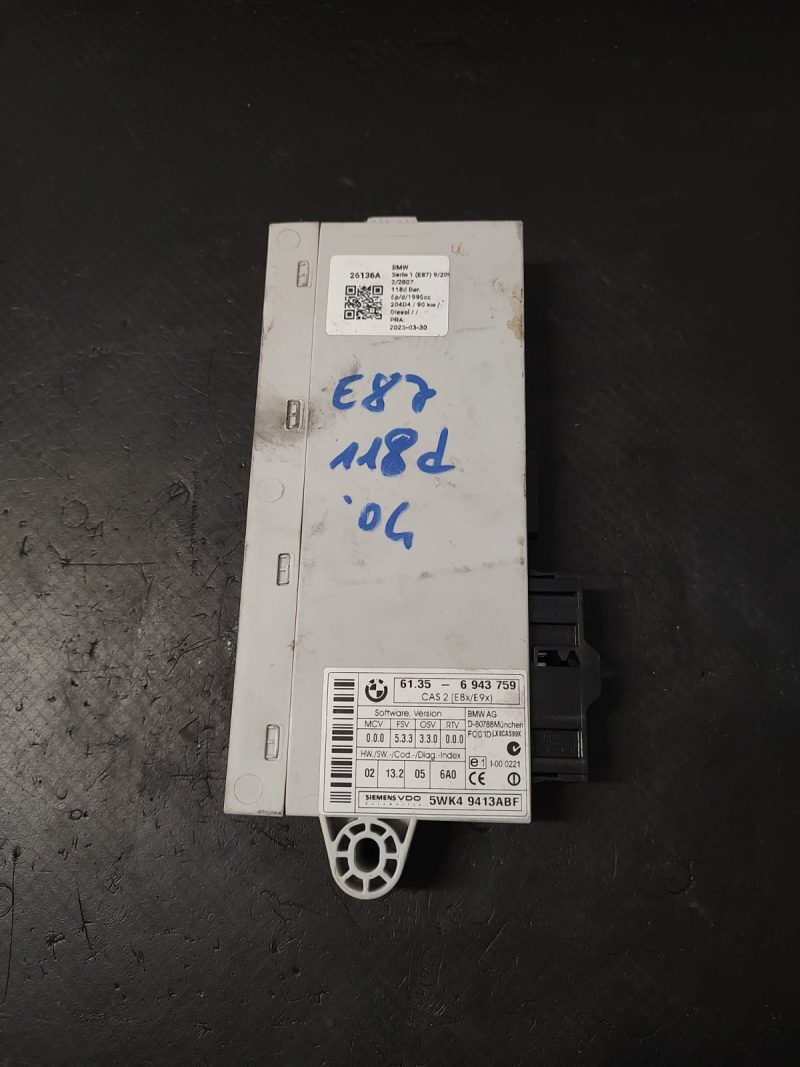 CALCULATOR CONFORT , BMW E90, E91, E88 COD 5WK49413ABF 6943759    FACTURA SI GARANTIE