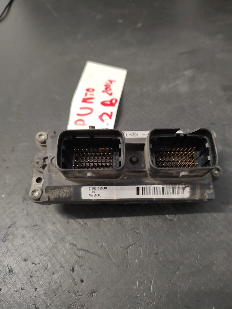 Calculator motor ECU, FIAT PUNTO, 1.2 BENZINA  COD 6160038904 46760606 IAW59F.M2    FACTURA SI GARANTIE